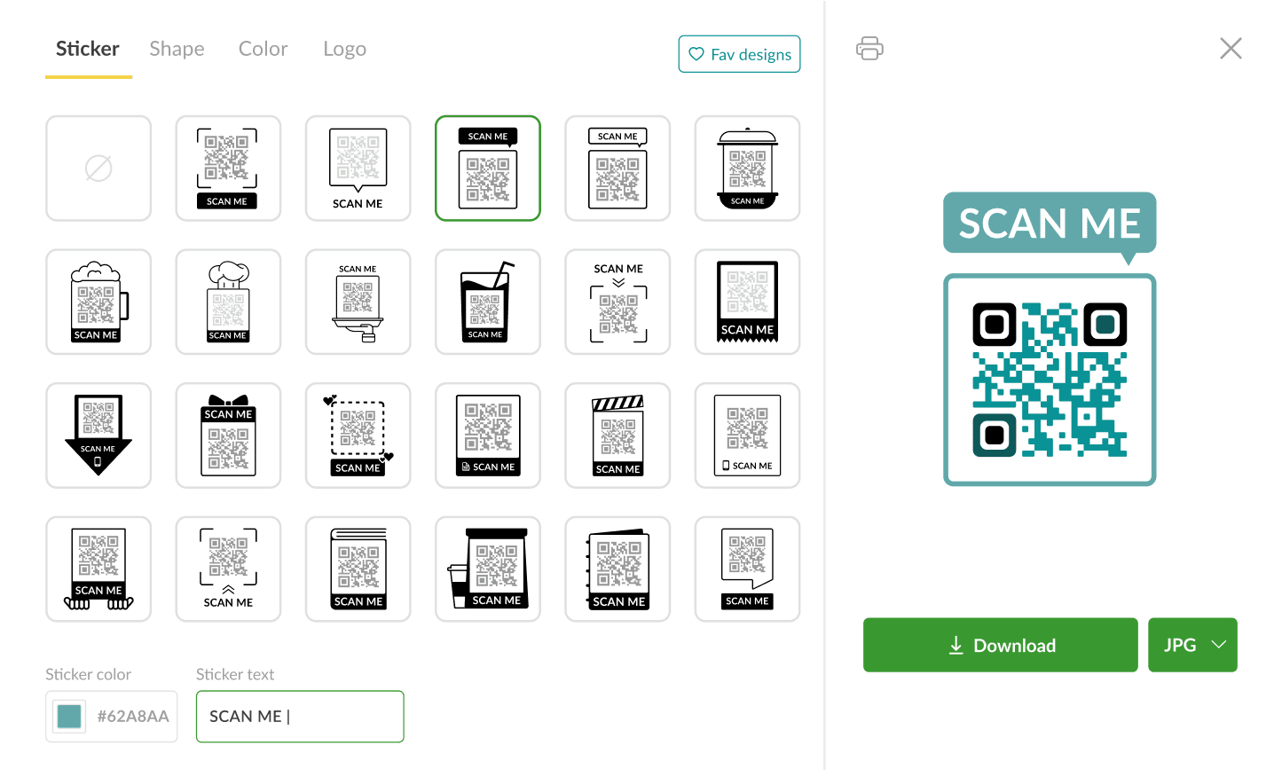 Options de design unique