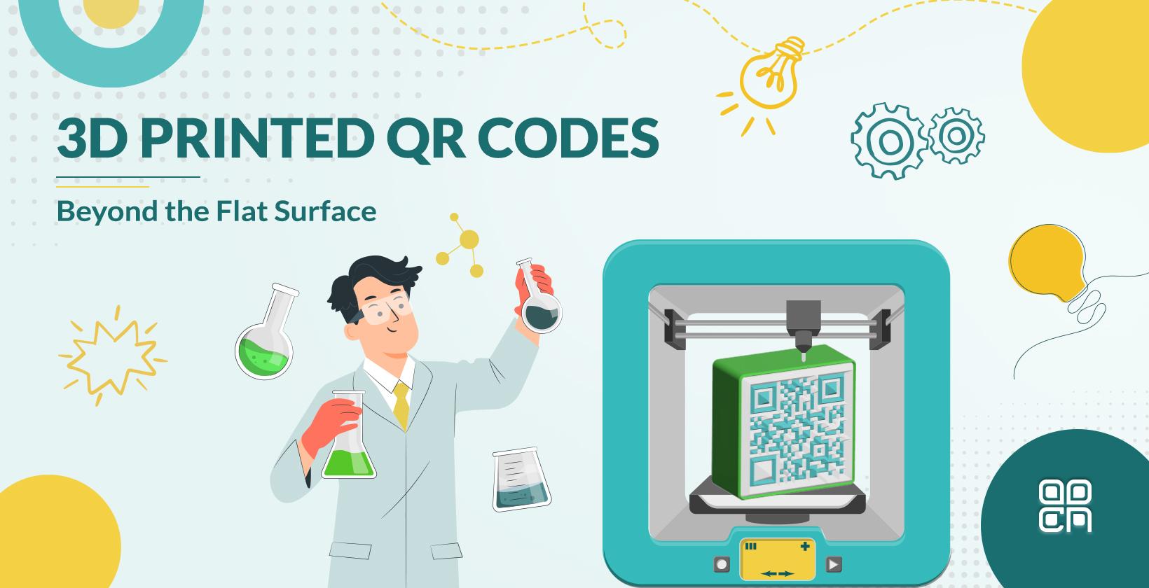3D Painted QR code