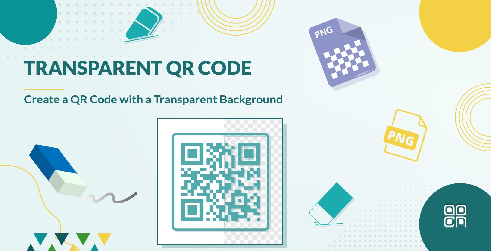 Transparent QR code