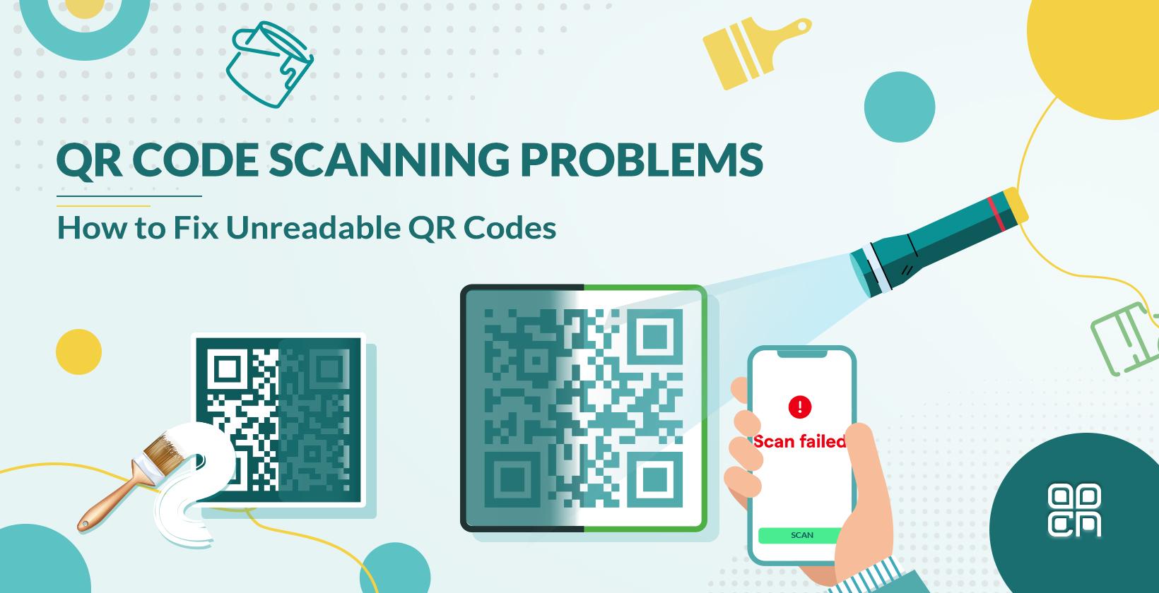 QR code scanning problems