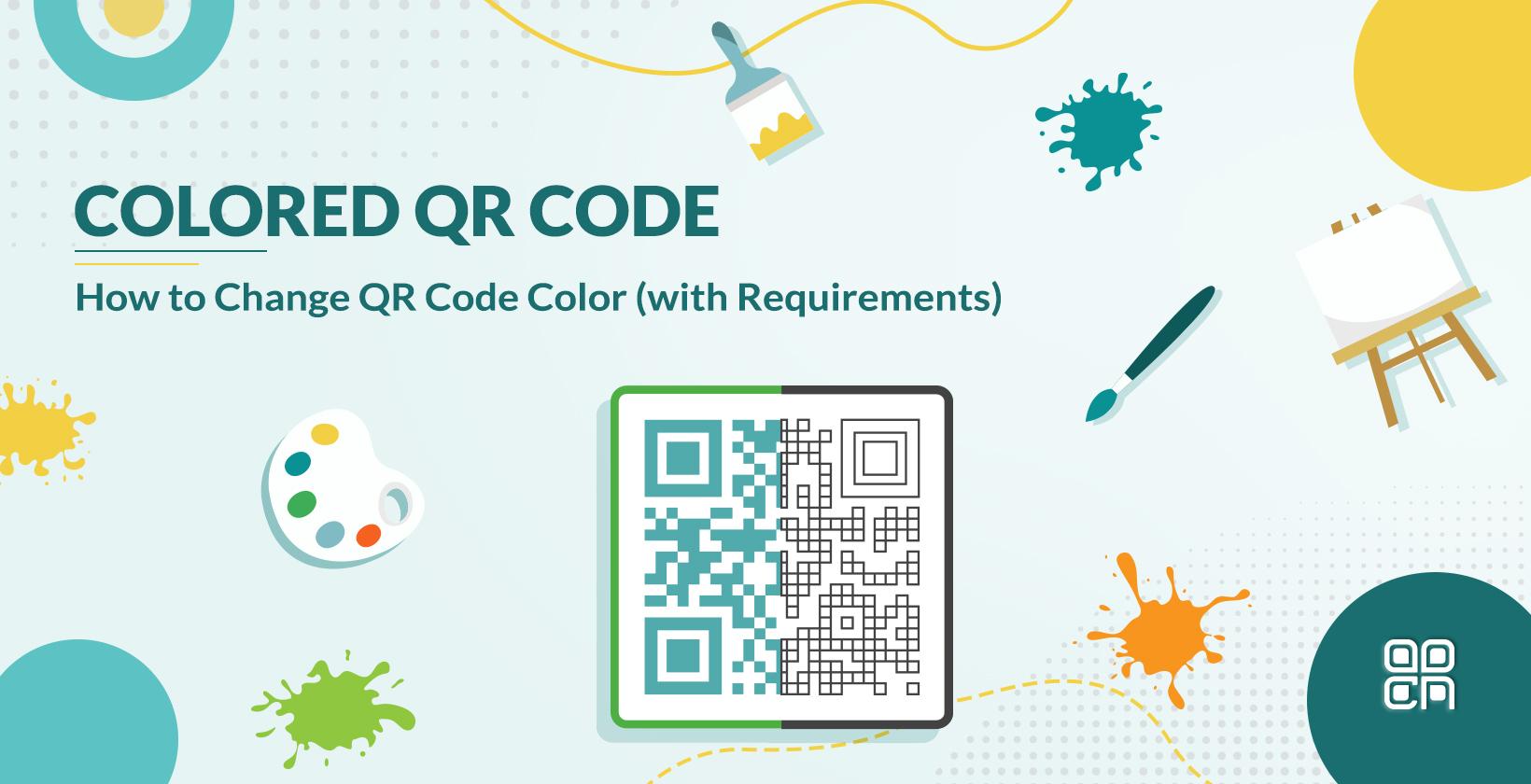 Colored QR code