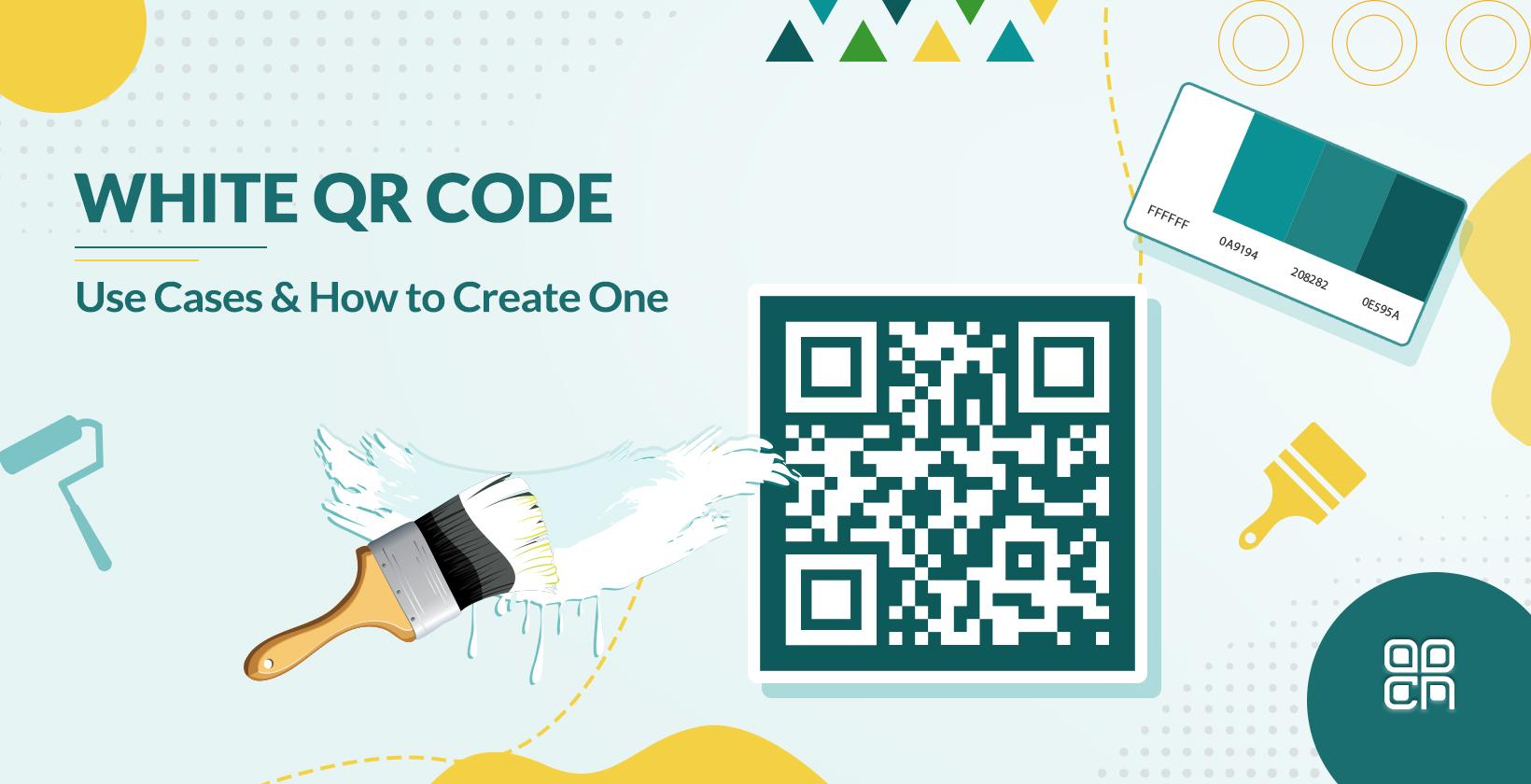 White QR code