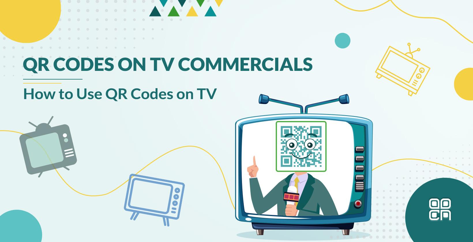 QR code on TV