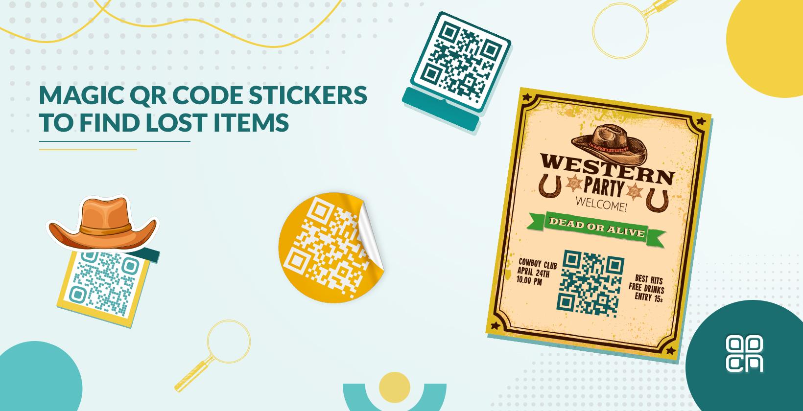 QR code stickers