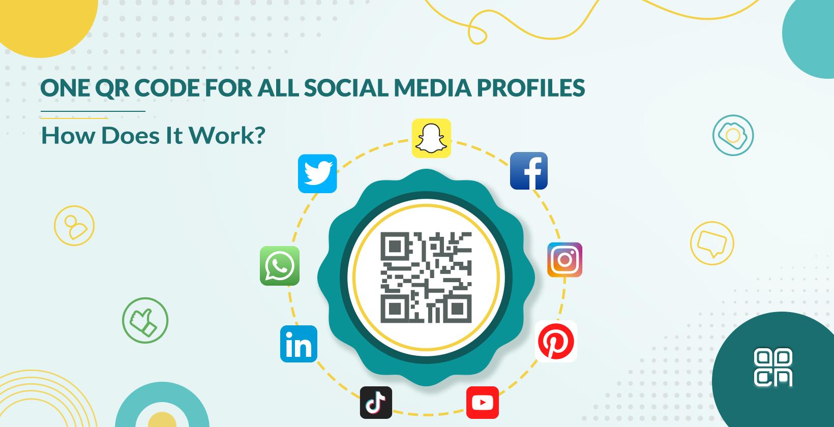 One QR Code for All Social Media Profiles