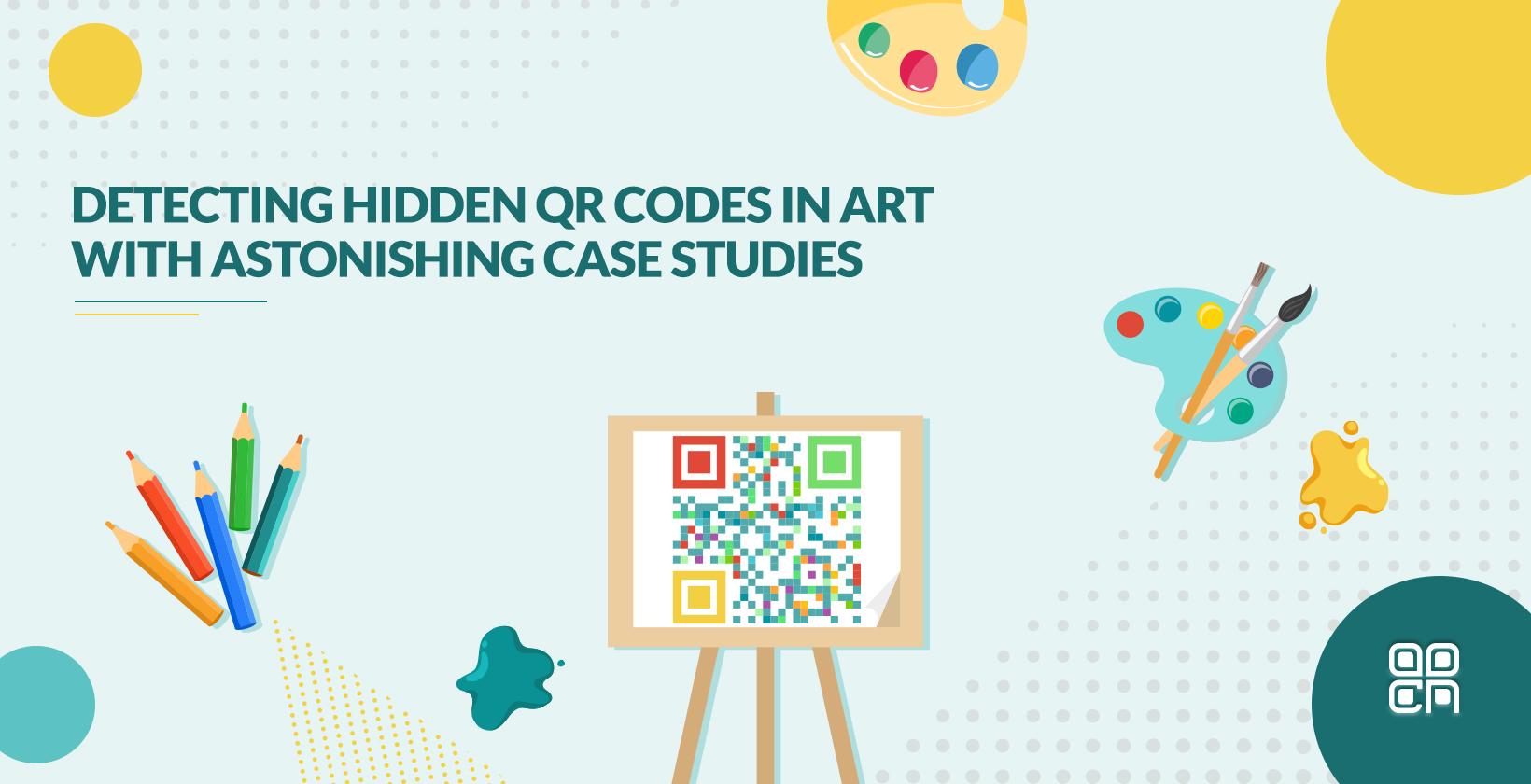 Hidden QR Codes In Art
